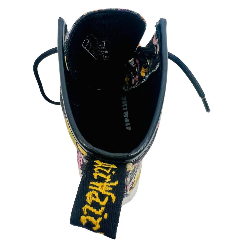 Dr. Martens Newton Floral Boots Darcy Print Canvas Sole Shoes| Streetwear Grunge - Picture 10 of 16